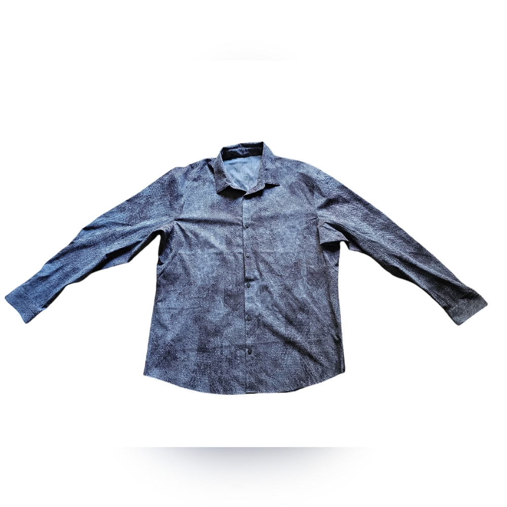 NWOT Lululemon button-down blue-gray longsleeve shirt mens size XL